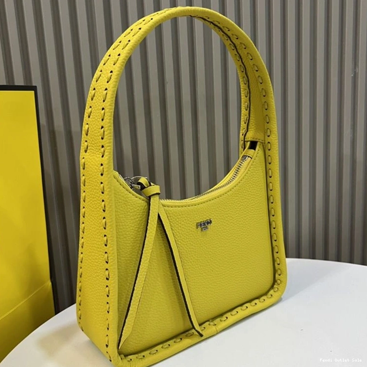 In Bag Fendessence Mini Fendi Leather Yellow Romano Cuoio 0822